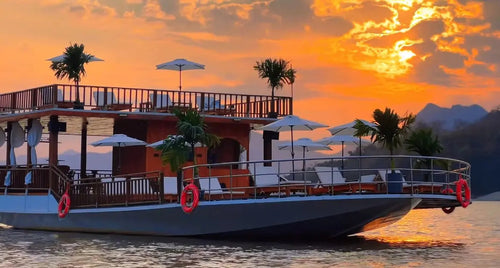 A One Relaxing cruise on Mekong River